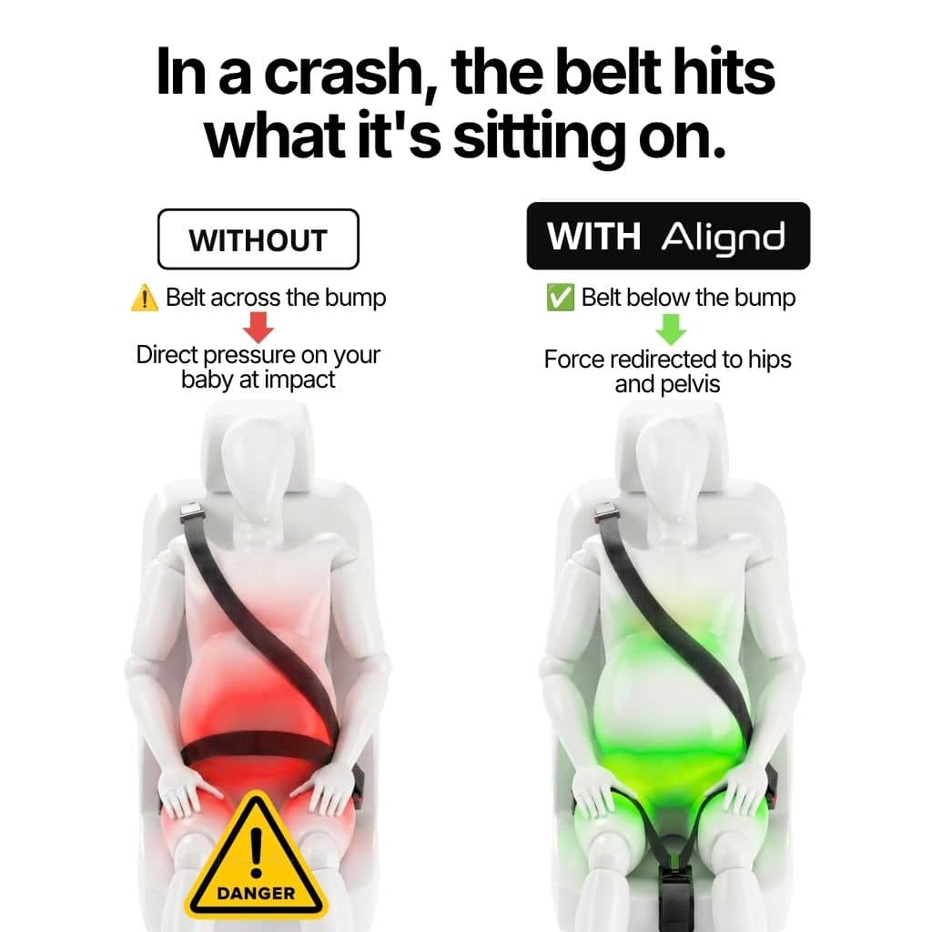 Alignd Pregnancy Seatbelt Adjuster
